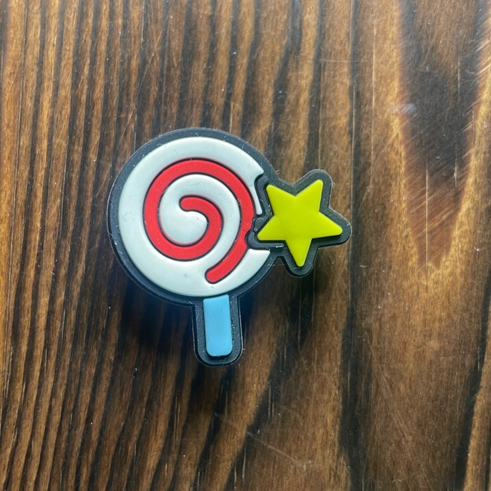 Star and Lollipop Croc Charm Jibbitz